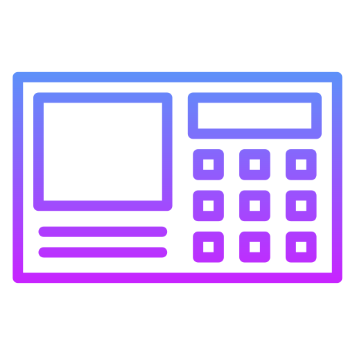 sistema di sicurezza Generic gradient outline icona