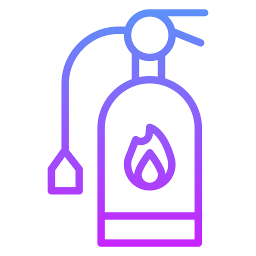 extintor de incendios Generic gradient outline icono