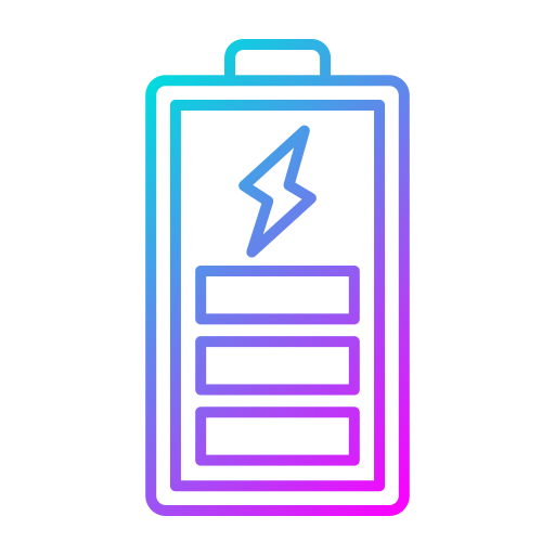 Ładowanie baterii Generic gradient outline ikona
