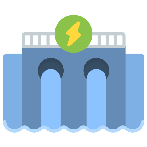 Hydro power Generic color fill icon