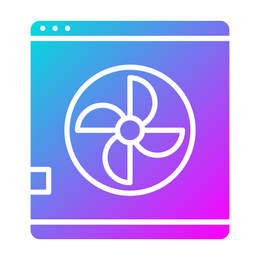 Air cooler Generic gradient fill icon