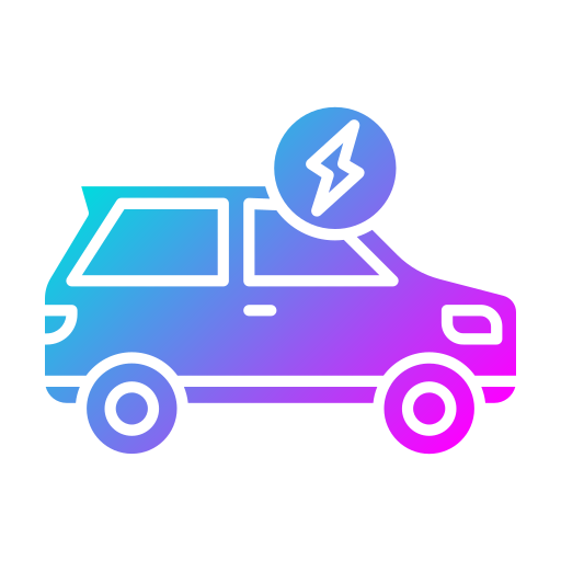 coche eléctrico Generic gradient fill icono