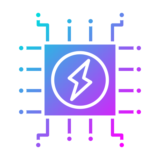 Энергетическая система Generic gradient fill иконка