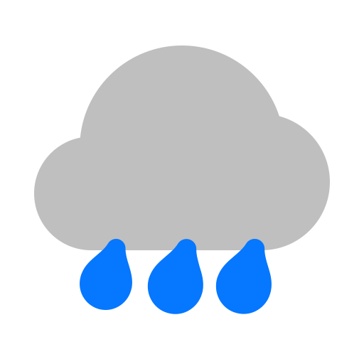 lluvioso Generic color fill icono