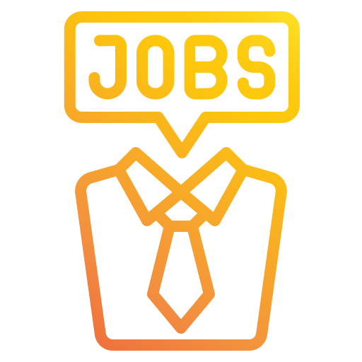 Job search Generic gradient outline icon