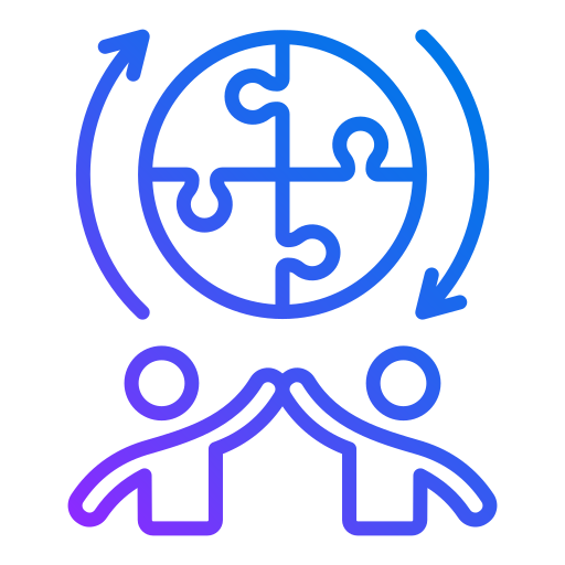 fusión Generic gradient outline icono