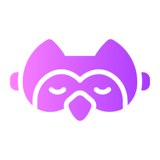 Sleeping mask Generic gradient fill icon