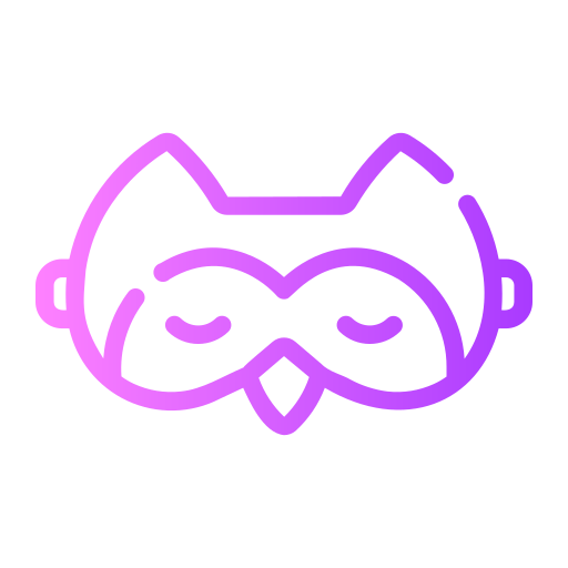 Sleeping mask Generic gradient outline icon