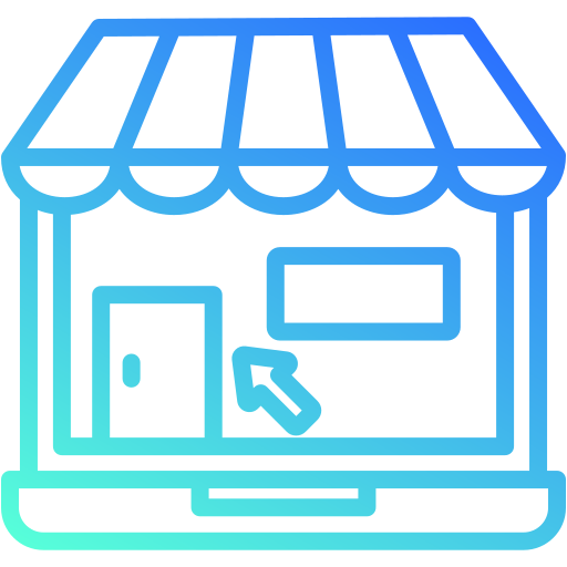 online-shop Generic gradient outline icon