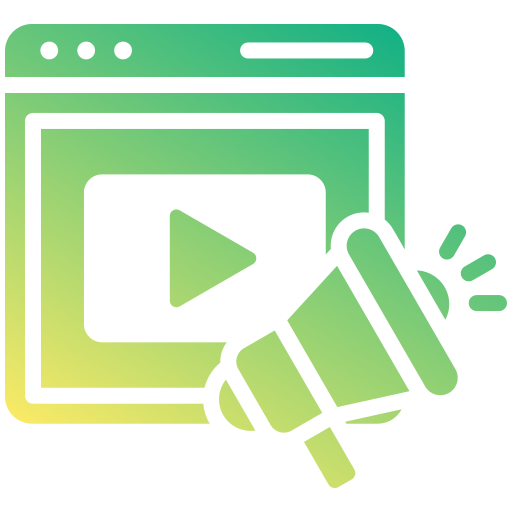 videomarketing Generic gradient fill icon