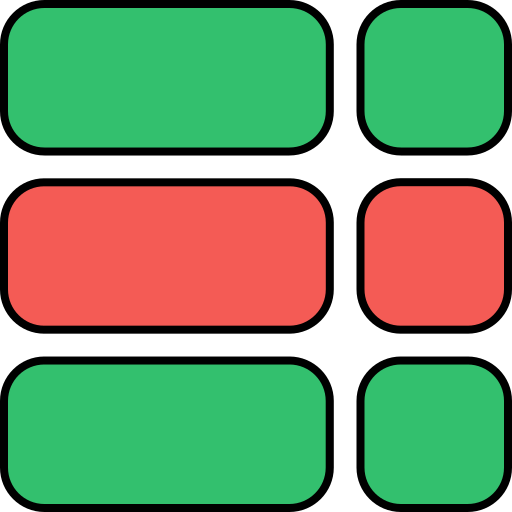 disposizione Generic color lineal-color icona