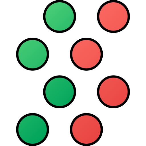 cuadrícula circular Generic gradient lineal-color icono