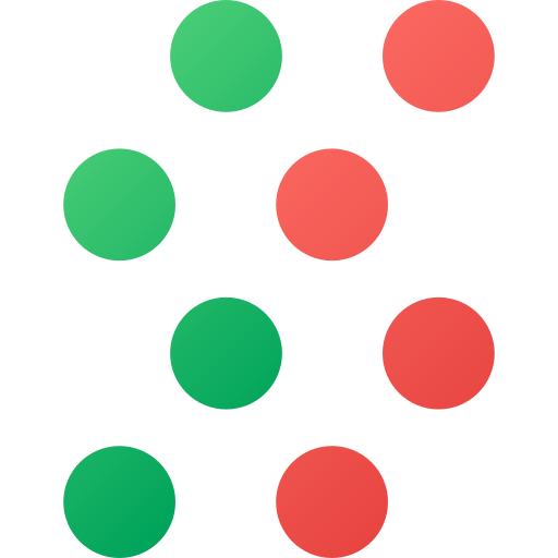 Circle grid Generic gradient fill icon