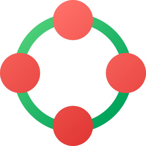 cirkel raster Generic gradient fill icoon