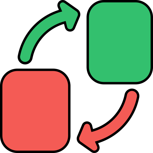 Exchanche Generic color lineal-color icon