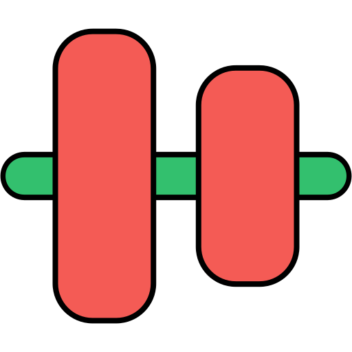 verticale uitlijning Generic color lineal-color icoon