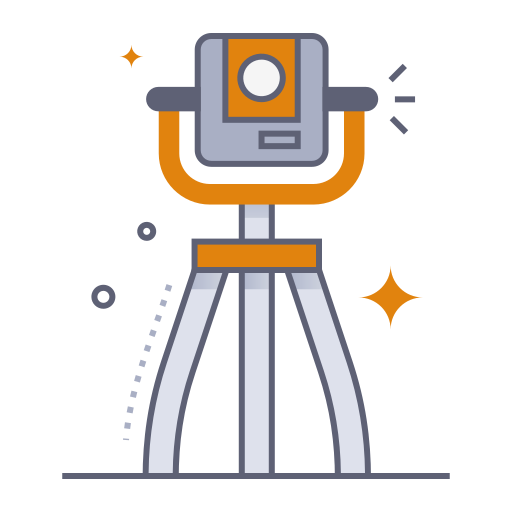 Theodolite Generic gradient lineal-color icon