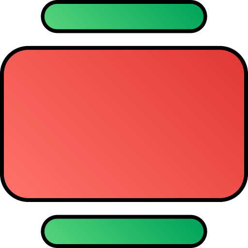 allineamento al centro Generic gradient lineal-color icona