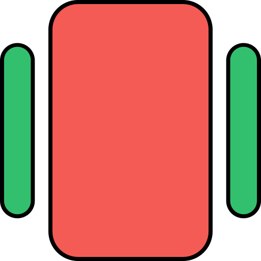 Center align Generic color lineal-color icon