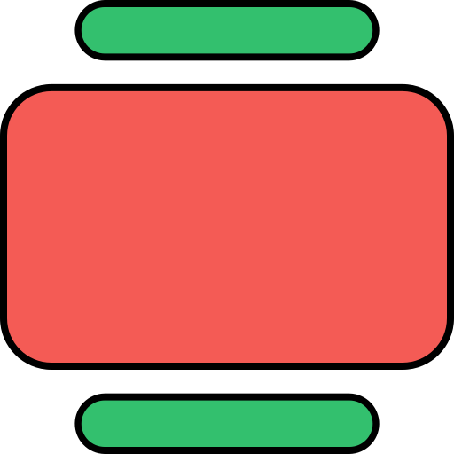 alineación central Generic color lineal-color icono