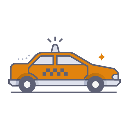 taxi Generic gradient lineal-color icono
