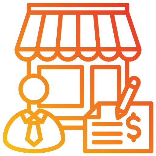 Shop owner Generic gradient outline icon