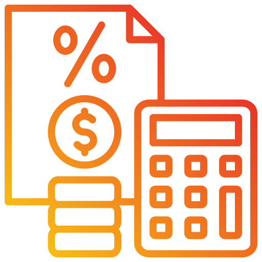 Sales tax Generic gradient outline icon