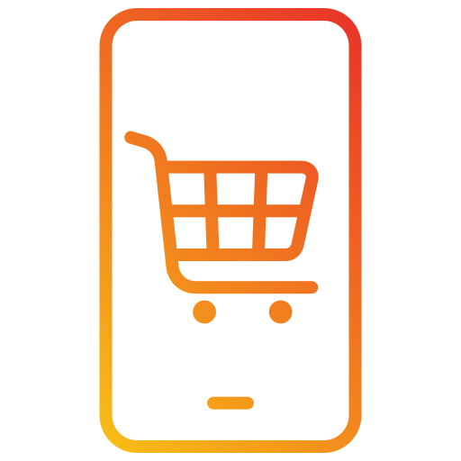compras móviles Generic gradient outline icono