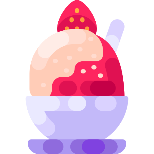 Shaved ice Special Shine Flat icon