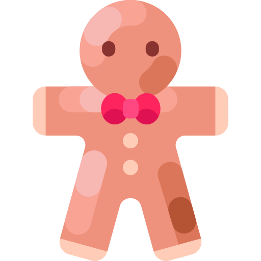Gingerbread Special Shine Flat icon
