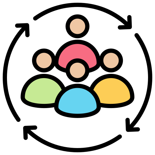 gebruikersgroep Generic color lineal-color icoon