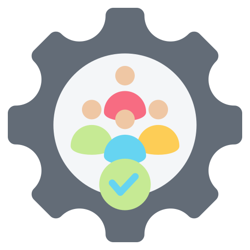 team management Generic color fill icon