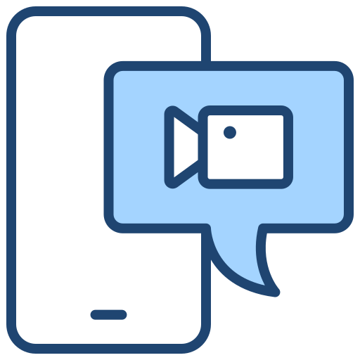 Video chat Generic color lineal-color icon