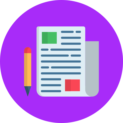 Articles Generic color fill icon