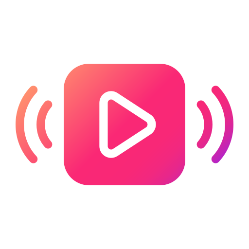 Video streaming Generic gradient fill icon