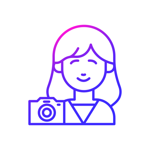 Photographer Generic gradient outline icon