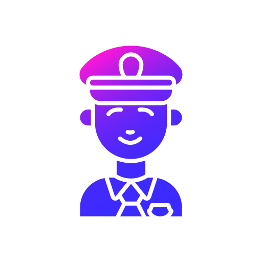 politie Generic gradient fill icoon