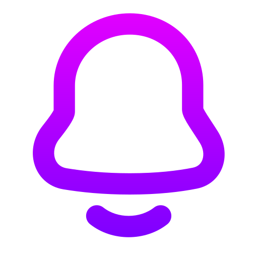 Bell Generic gradient outline icon