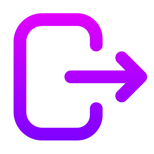 ausloggen Generic gradient outline icon
