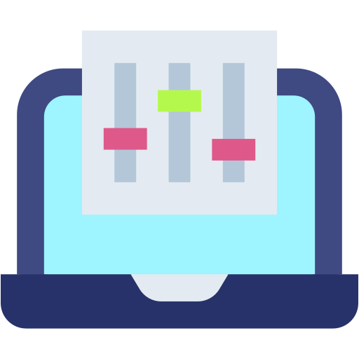 Equaliser Generic color fill icon
