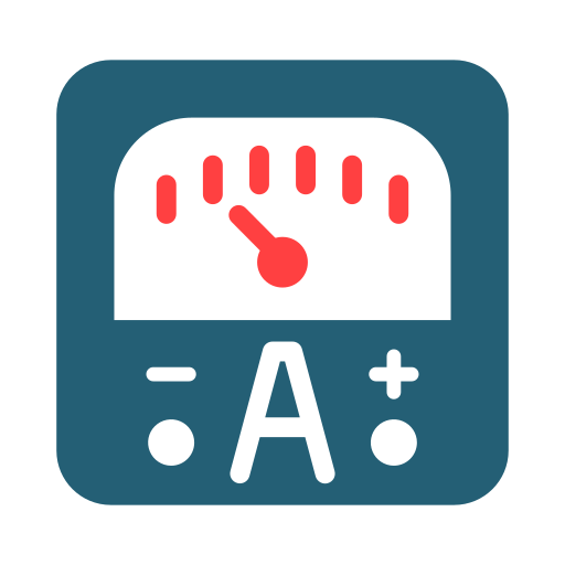 Ammeter Generic color fill icon