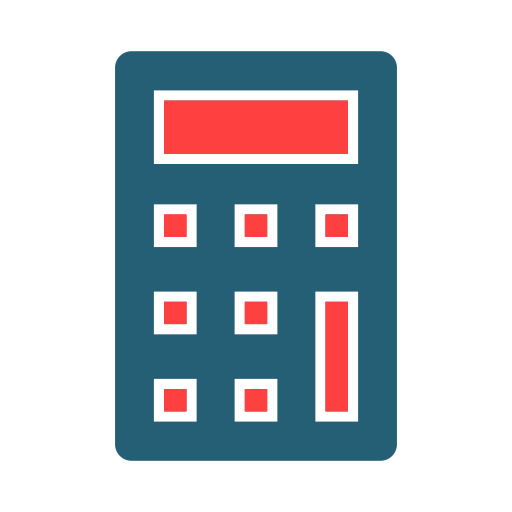 Calculator Generic color fill icon