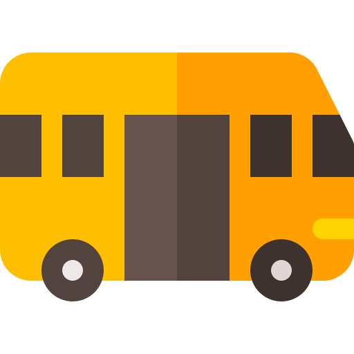 Bus Basic Rounded Flat icon