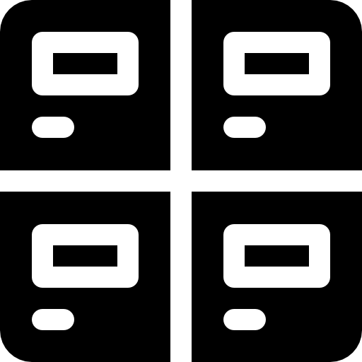 ロッカー Basic Rounded Filled icon