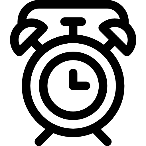 zegar Basic Rounded Lineal ikona