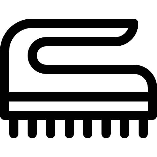 spazzola Basic Rounded Lineal icona