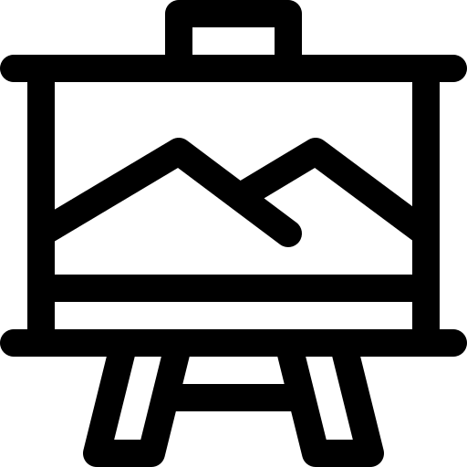 tela Basic Rounded Lineal Ícone