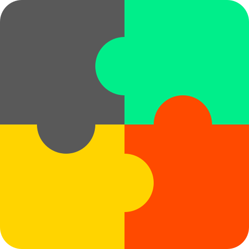 Puzzle Basic Rounded Flat icon