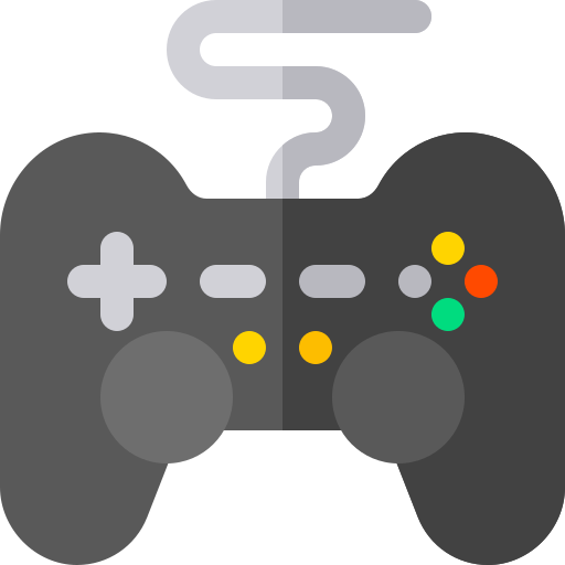 joystick Basic Rounded Flat icon