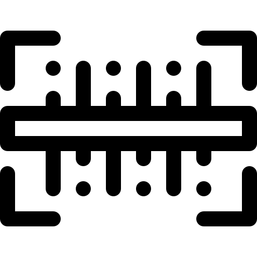 バーコード Basic Rounded Lineal icon